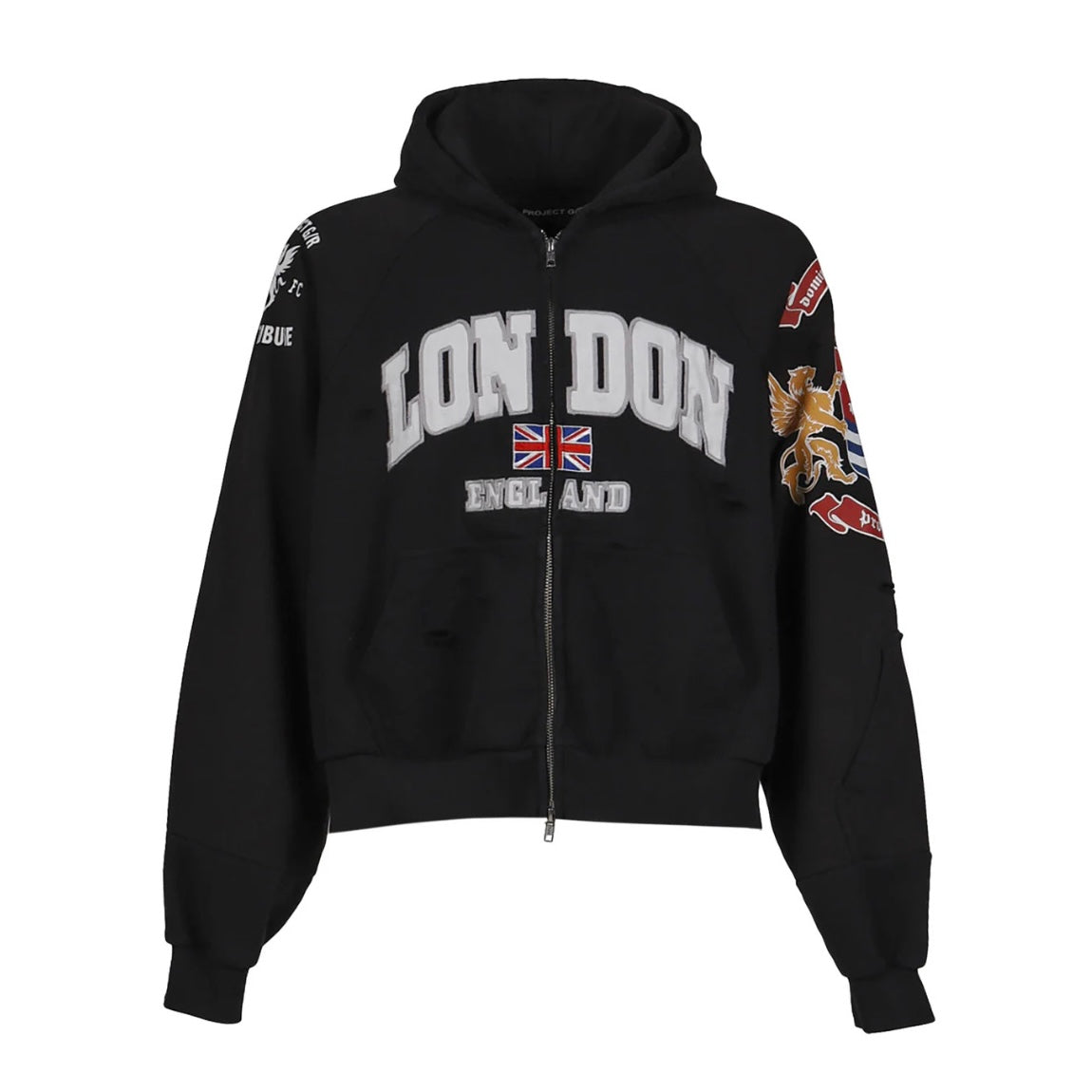 Project G/R Reconstructed Folded Zip Hoodie 帽T