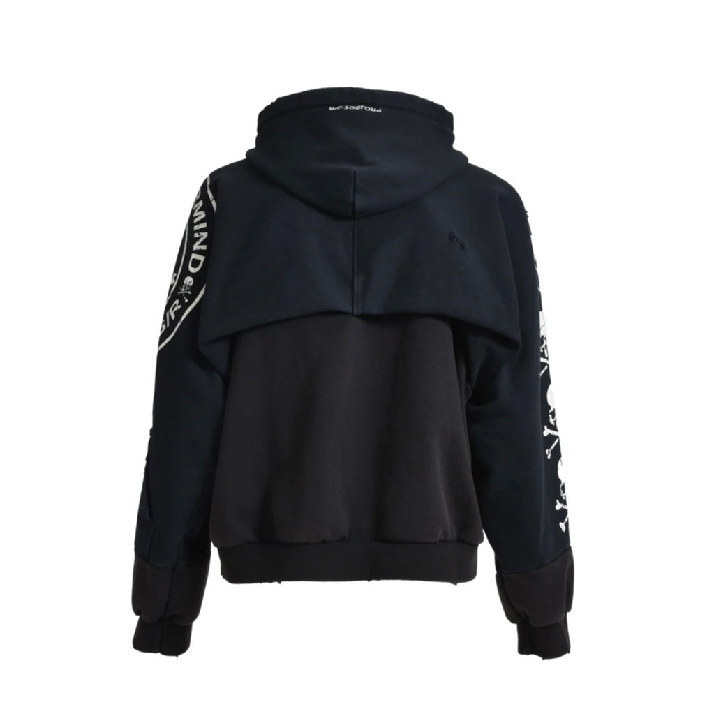 Project G/R Mastermind MMJ Reconstructed Floded Zip Hoodie 拉鍊外套