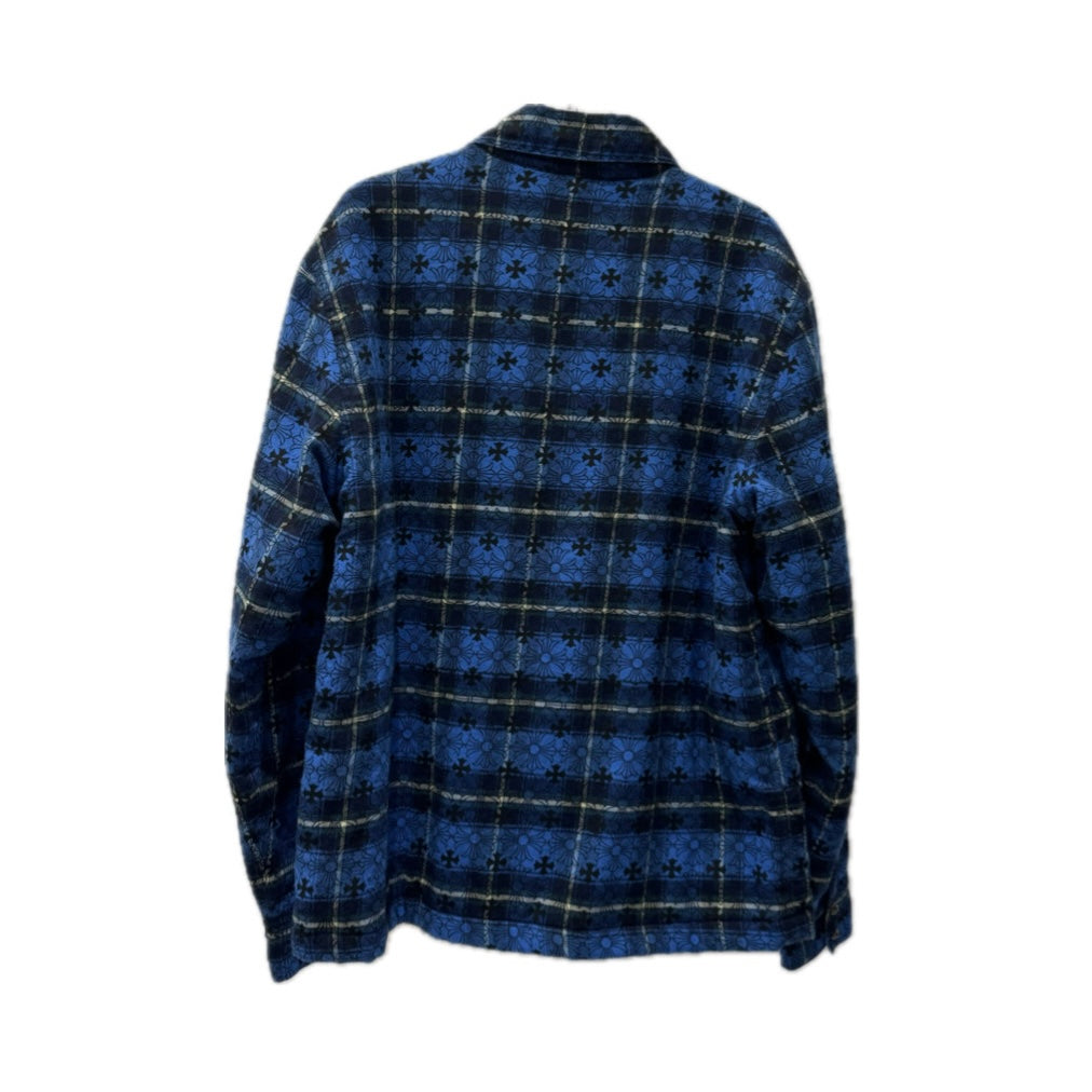 Chrome Hearts Padded Flannel 925銀扣 法蘭絨 鋪棉襯衫