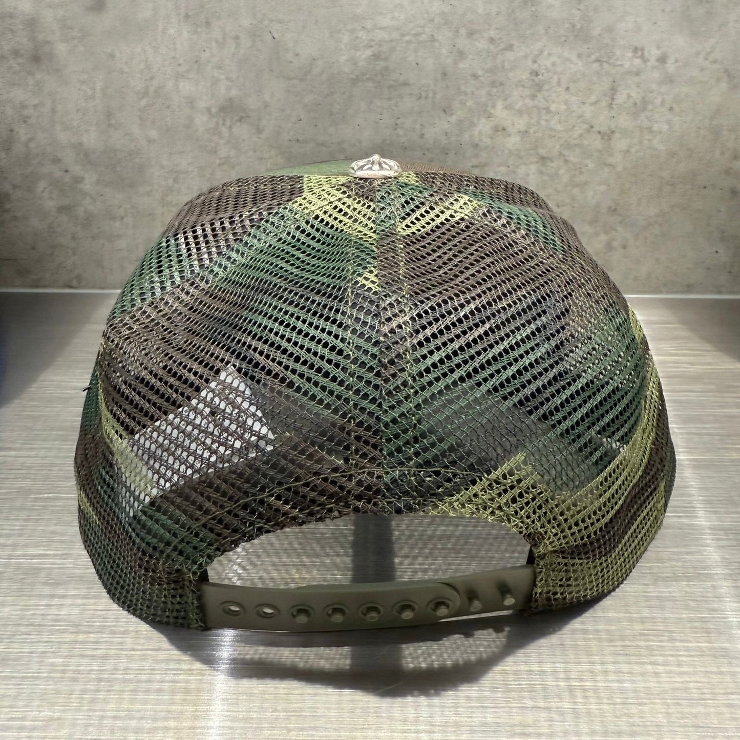 Chrome Hearts Hollywood Patch Camo Trucker Hat 棒球帽