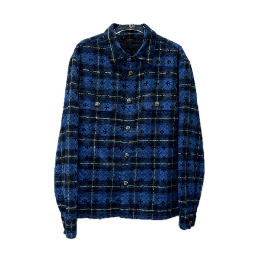 Chrome Hearts Padded Flannel 925銀扣 法蘭絨 鋪棉襯衫