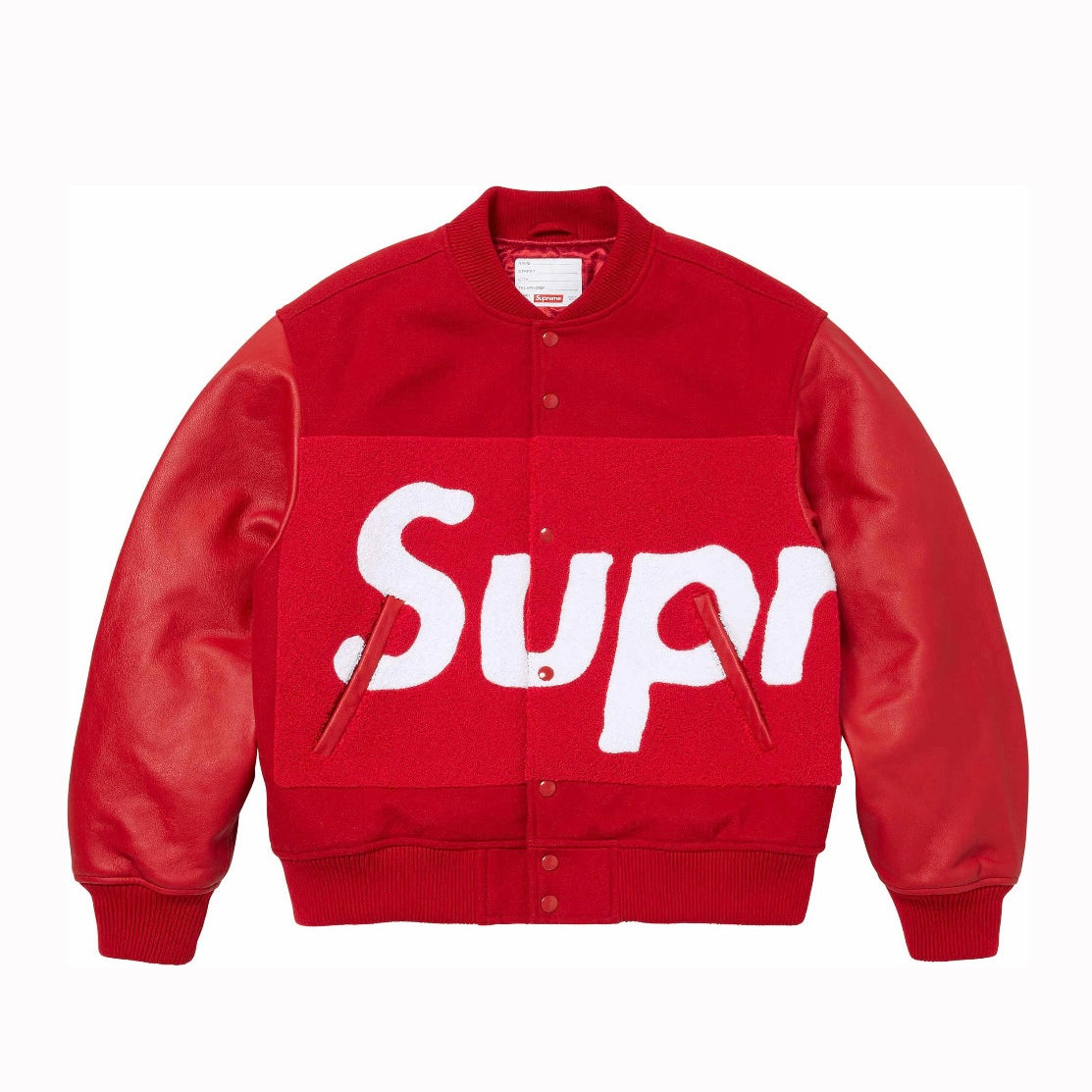 Supreme 24SS Big Logo Chenille Jacket 棒球外套