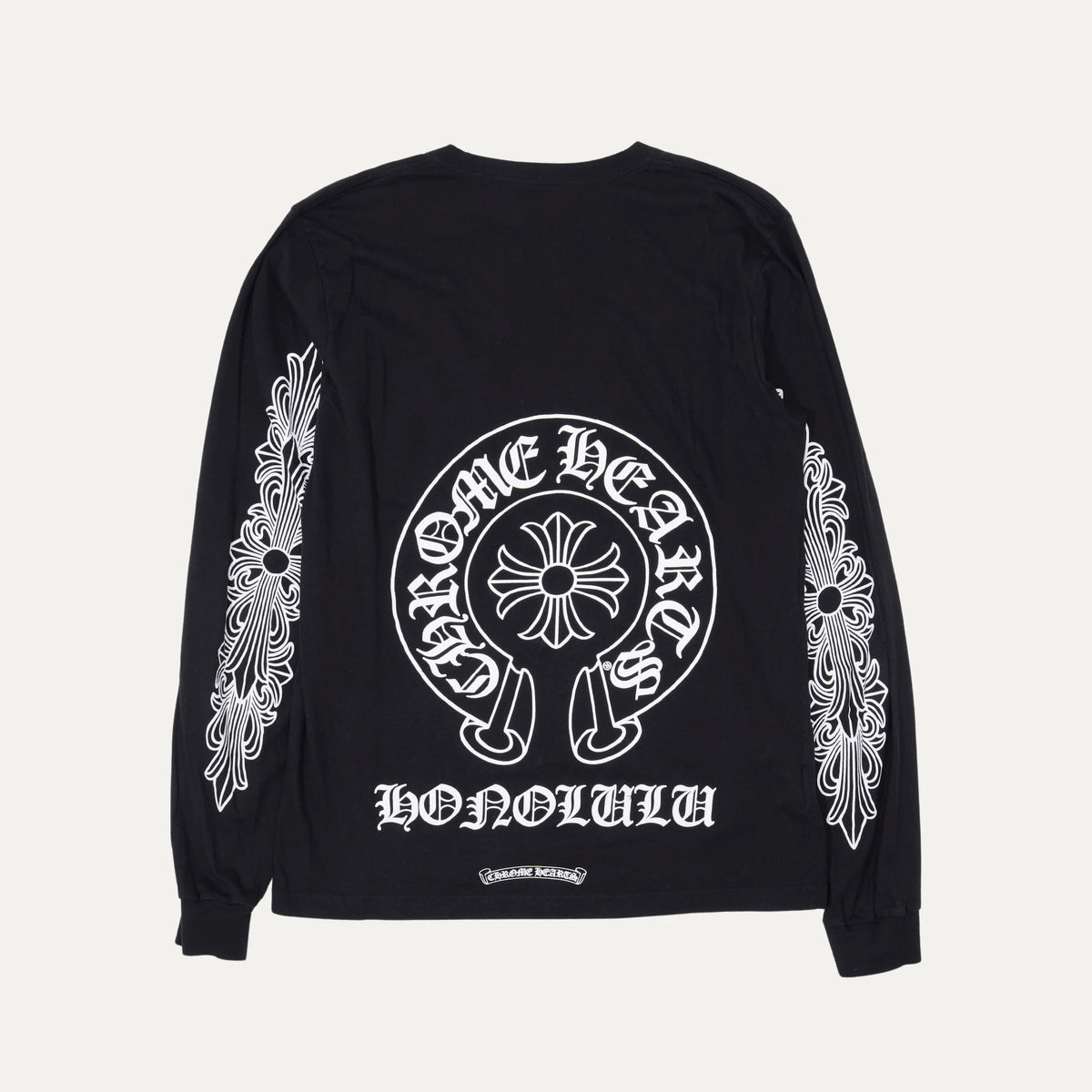 Chrome Hearts Honolulu Horseshoe Floral Long Sleeve 長T