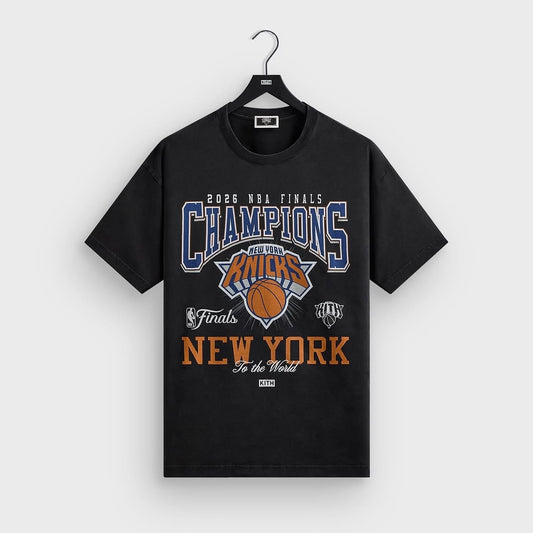 KITH FOR The New York KNICKS 2026 Champions Vintage Tee 短T