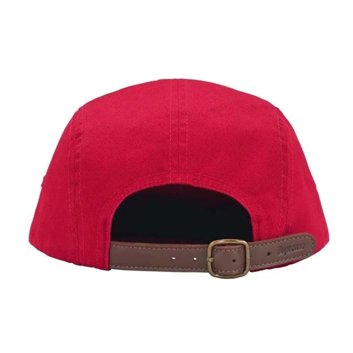 Supreme 26FW Washed Chino Twill Camp Cap 皮扣 五分割帽