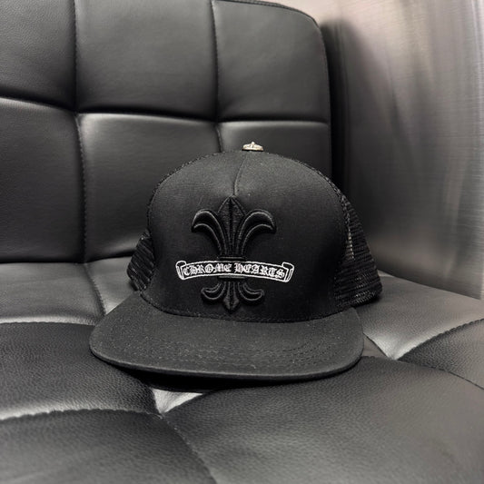 Chrome Hearts Fleur Scroll Trucker Hat 棒球帽