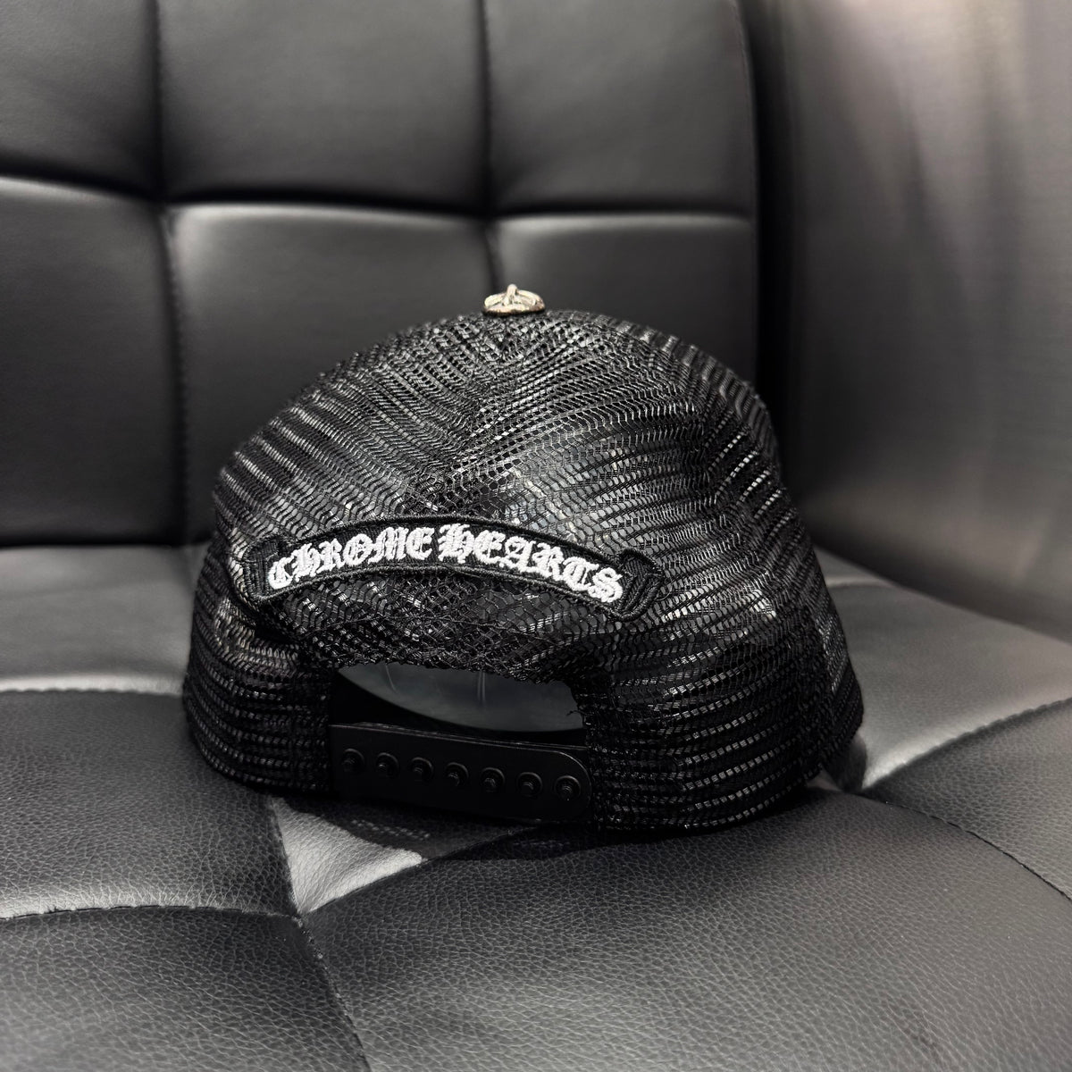 Chrome Hearts Fleur Scroll Trucker Hat 棒球帽