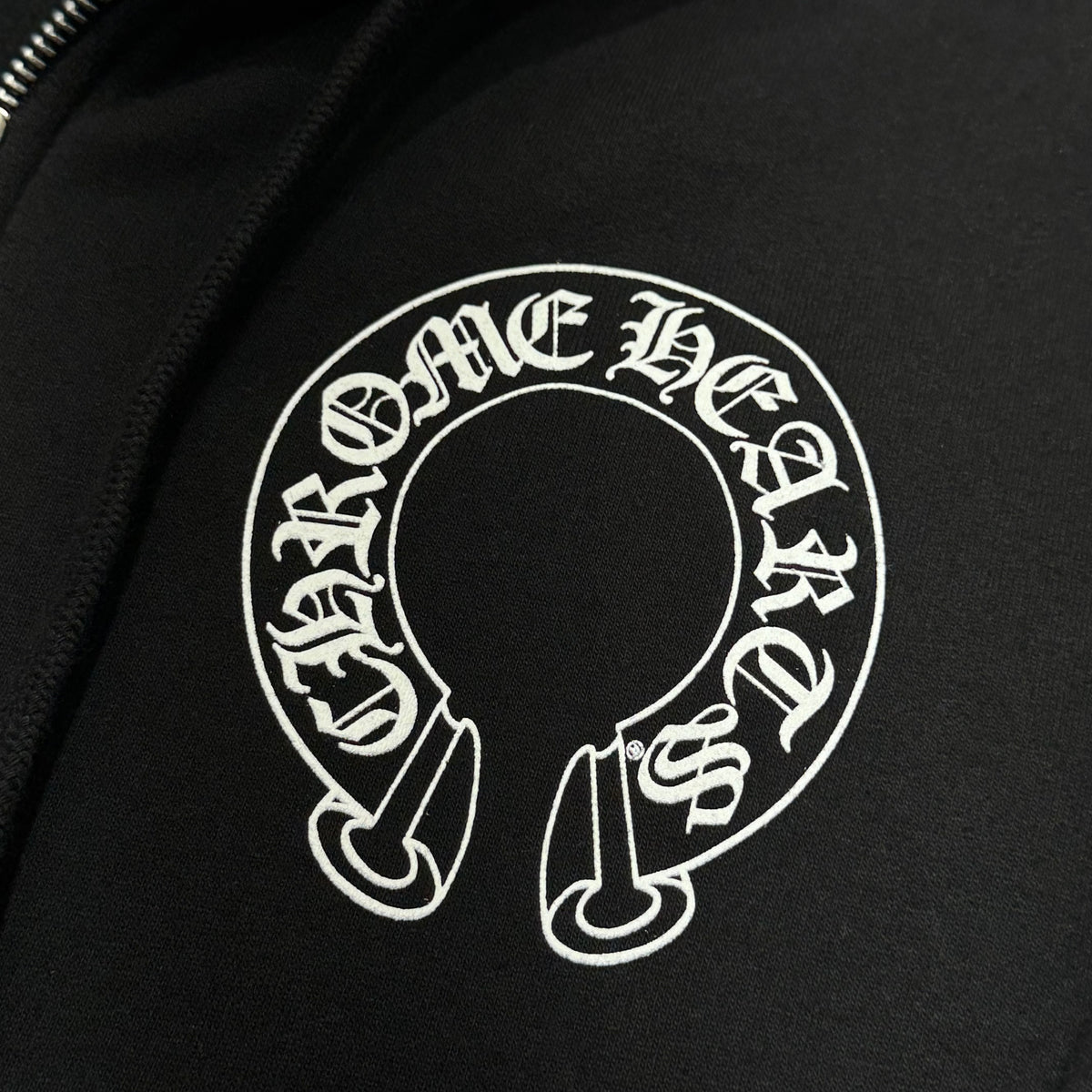 Chrome Hearts Thermal Lined Floral Horseshoe Zip Hoodie 厚款 拉鍊外套