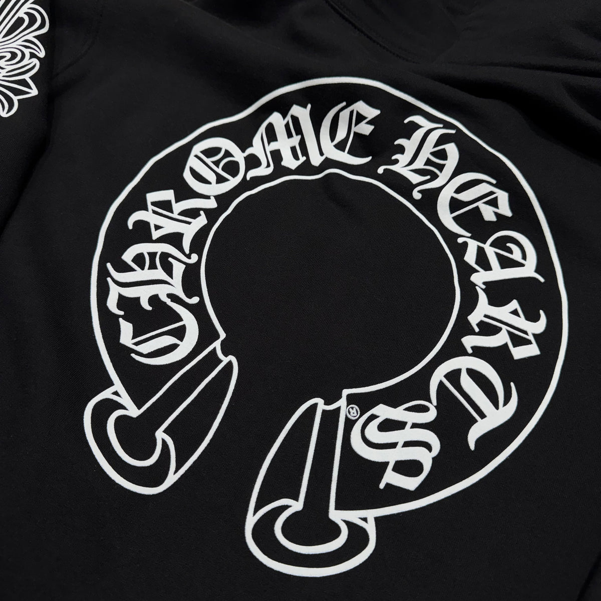 Chrome Hearts Thermal Lined Floral Horseshoe Zip Hoodie 厚款 拉鍊外套