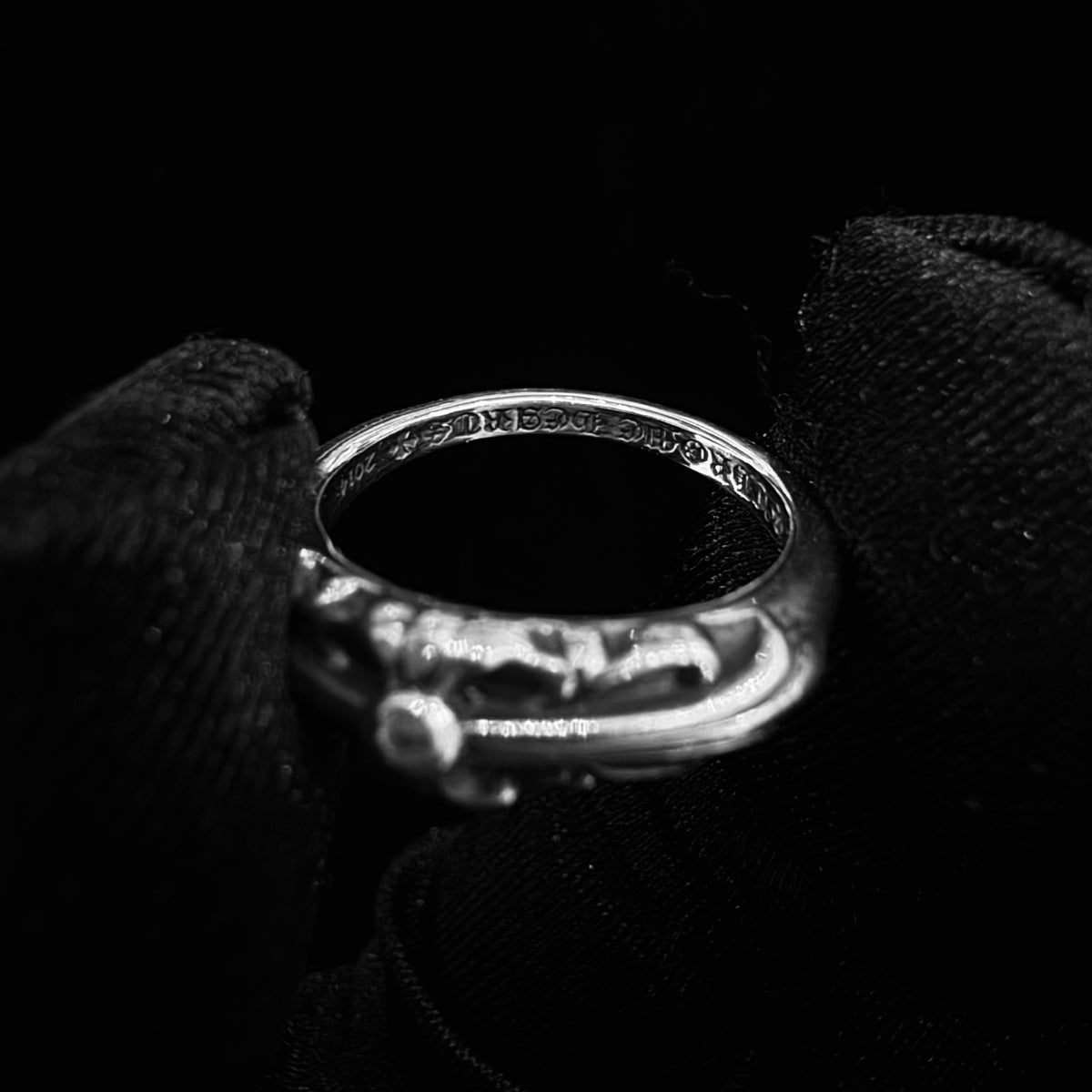 Chrome Hearts Baby Floral Cross Ring 戒指