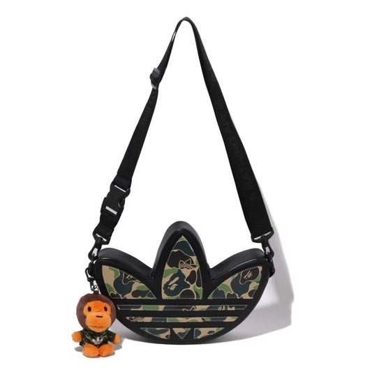 BAPE Adidas Camo Trefoil Shoulder Bag 斜背包