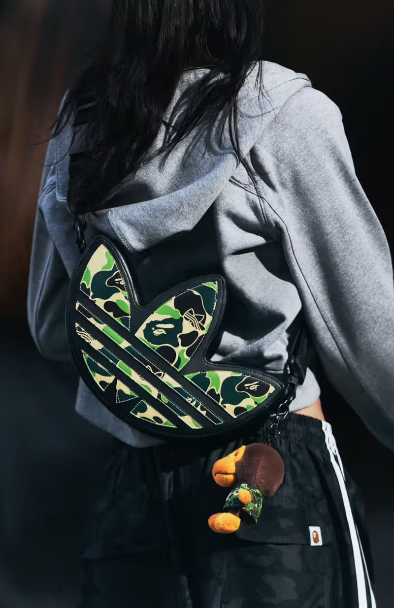 BAPE Adidas Camo Trefoil Shoulder Bag 斜背包