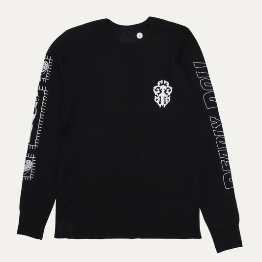 Chrome Hearts Deadly Doll Long Sleeve Thermal 華夫格 長T