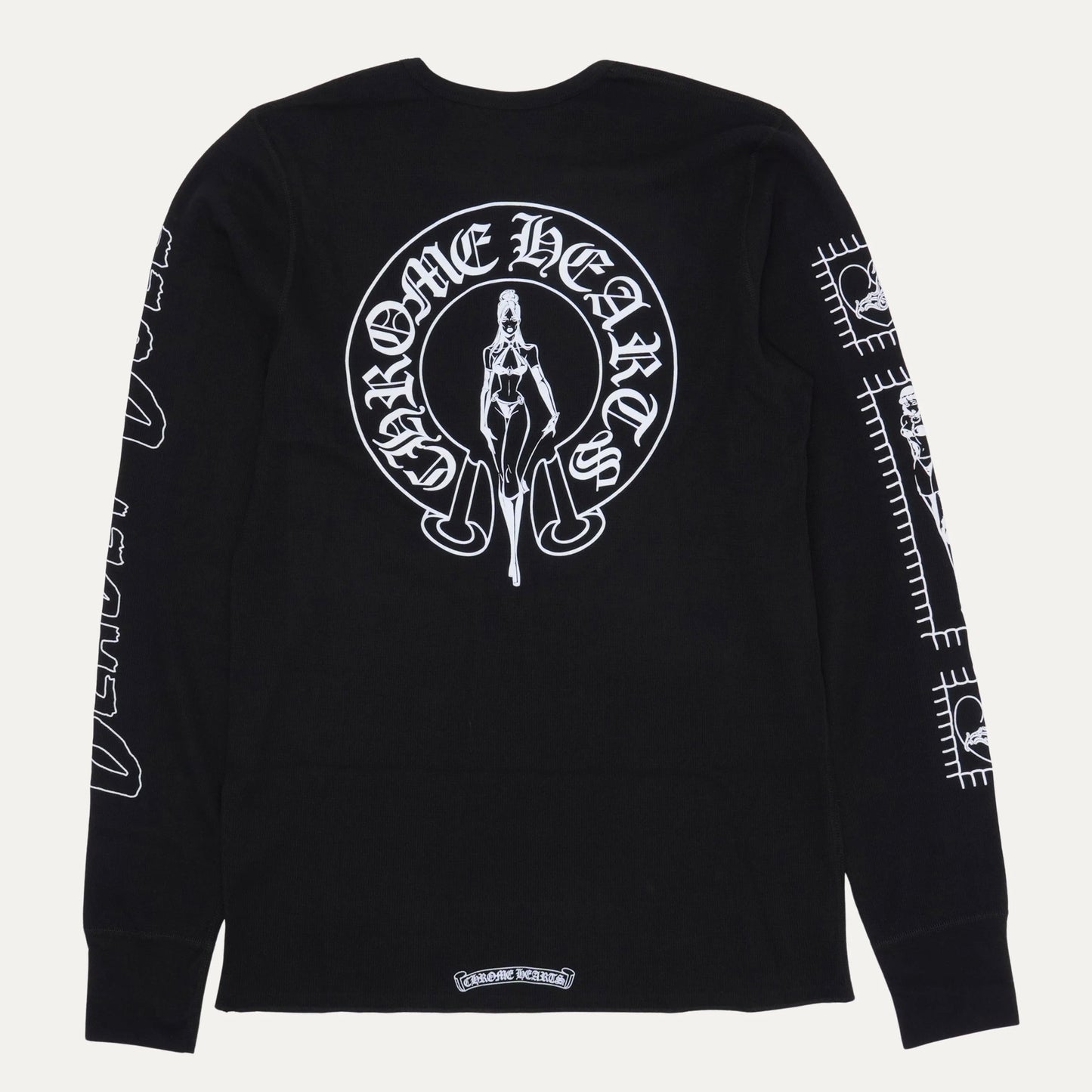 Chrome Hearts Deadly Doll Long Sleeve Thermal 華夫格 長T