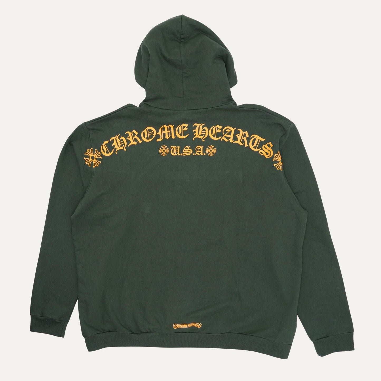 Chrome Hearts Green Online exclusive T-Bar Logo Hoodie 帽T