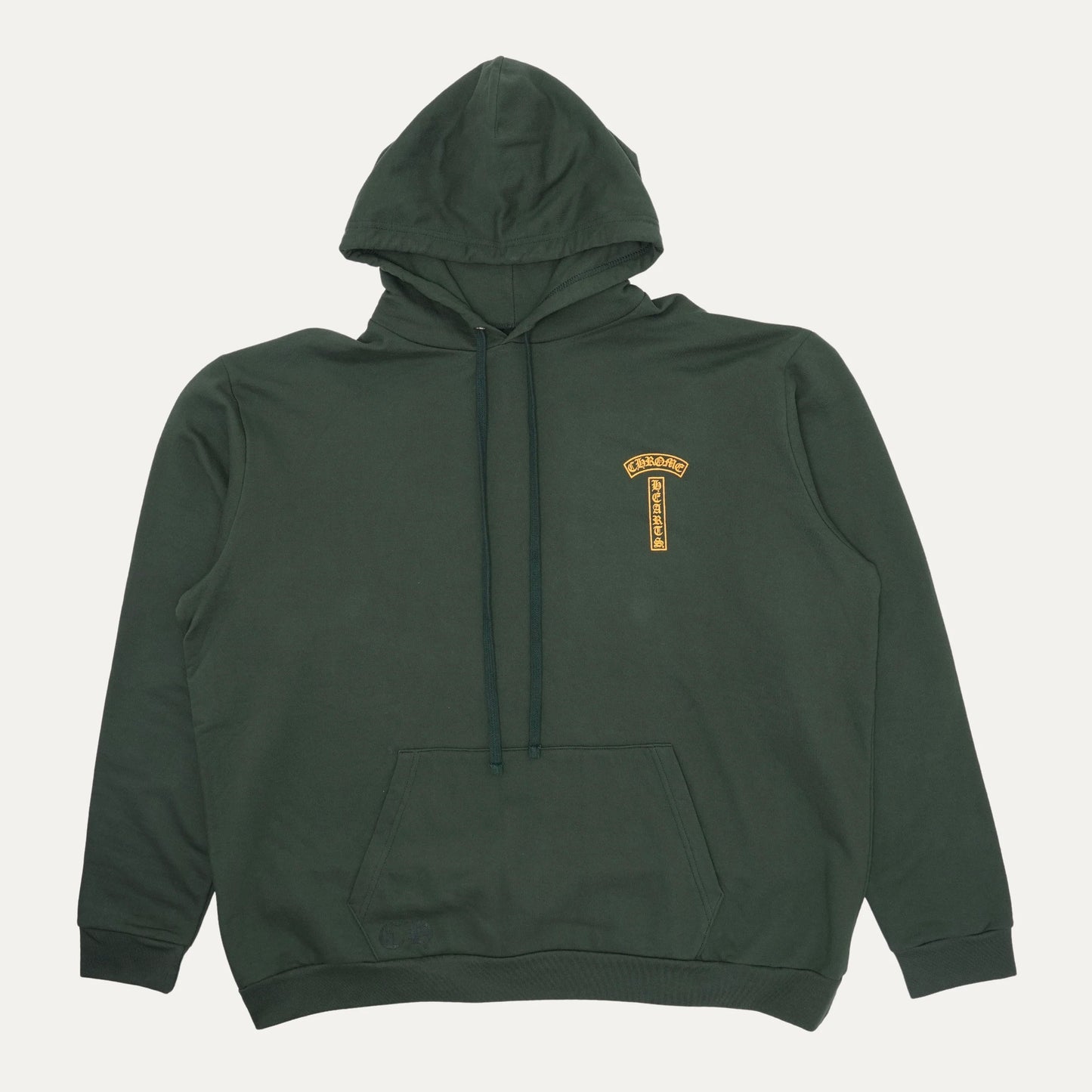 Chrome Hearts Green Online exclusive T-Bar Logo Hoodie 帽T