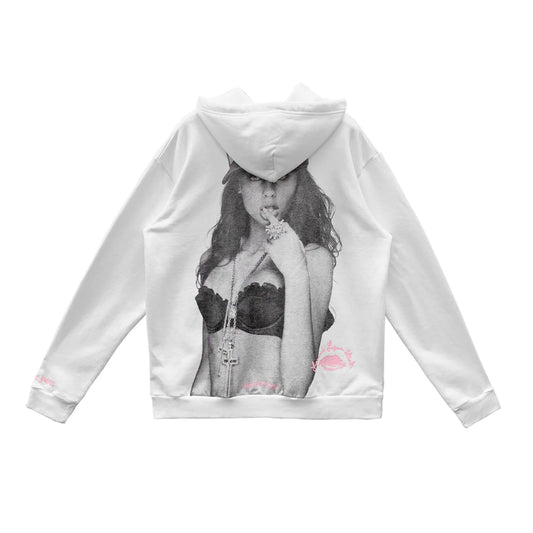Chrome Hearts Laurie Lynn Stark " Love You" Portrait Pink Letter Hoodie 帽T
