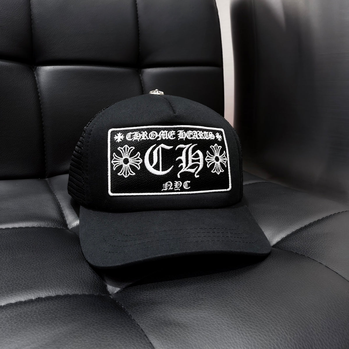 Chrome Hearts NYC Patch Trucker Hat 棒球帽