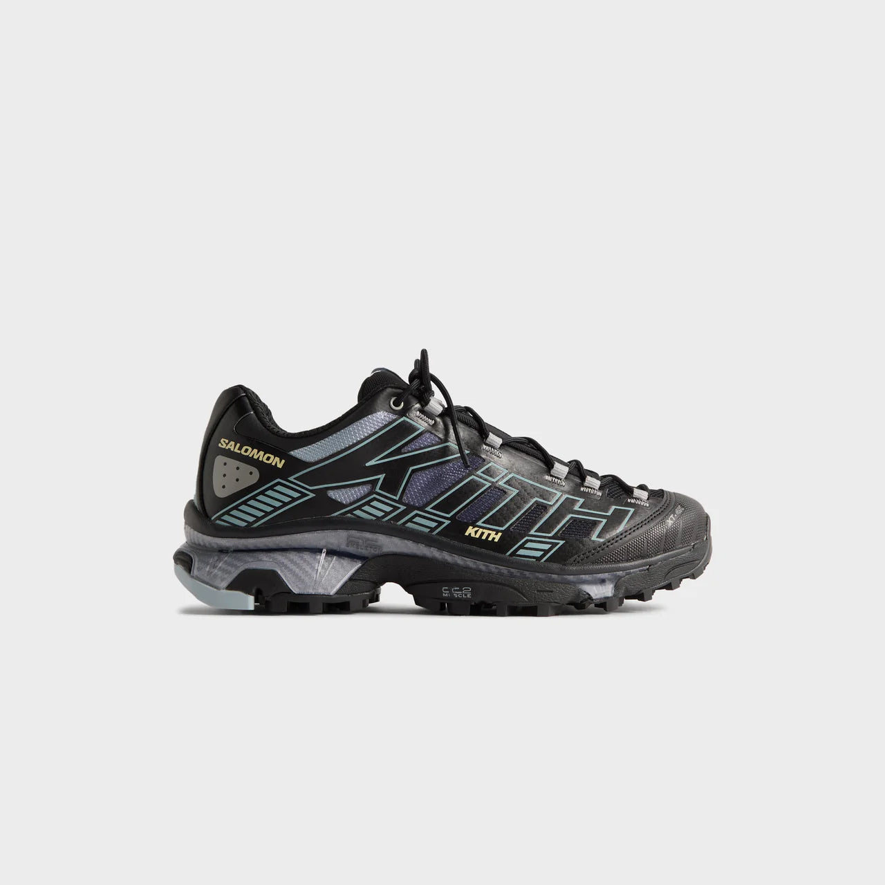 KITH FOR SALOMON XT-4K - BLACK / ALLOY / BLUE FOG 球鞋