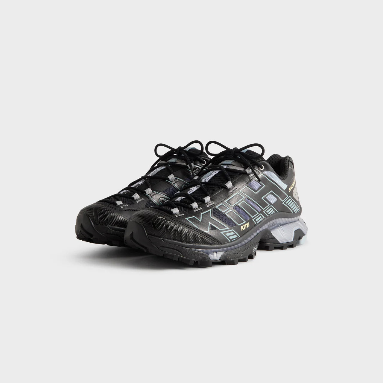 KITH FOR SALOMON XT-4K - BLACK / ALLOY / BLUE FOG 球鞋