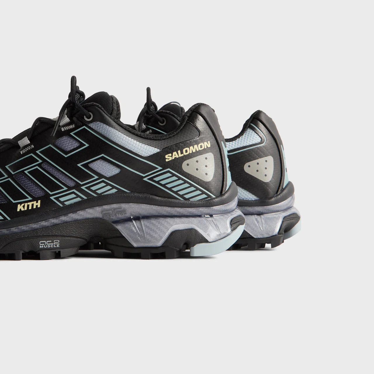 KITH FOR SALOMON XT-4K - BLACK / ALLOY / BLUE FOG 球鞋