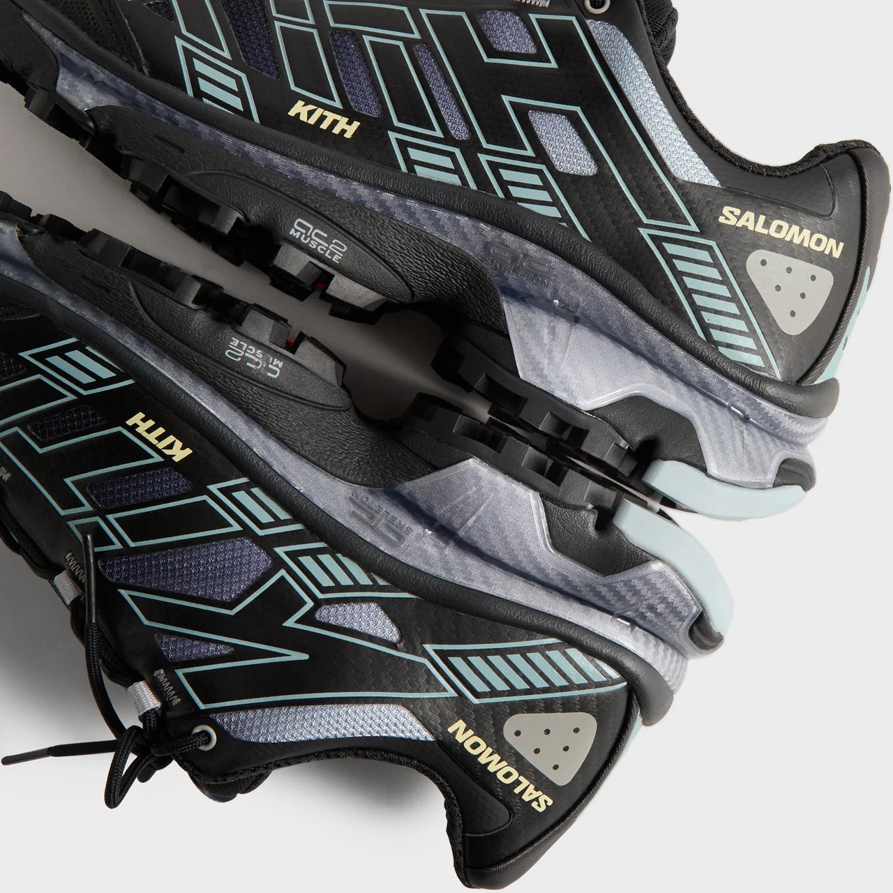 KITH FOR SALOMON XT-4K - BLACK / ALLOY / BLUE FOG 球鞋