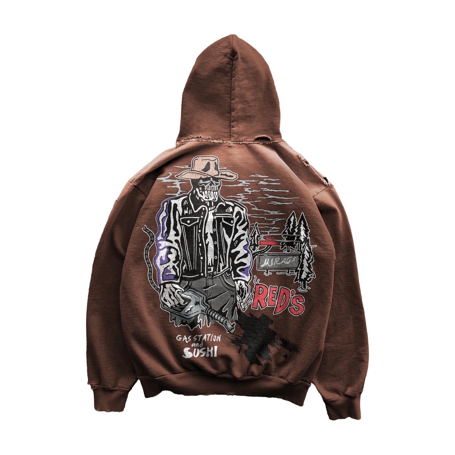 Warren Lotas Gas Station and Sushi Hoodie 帽T