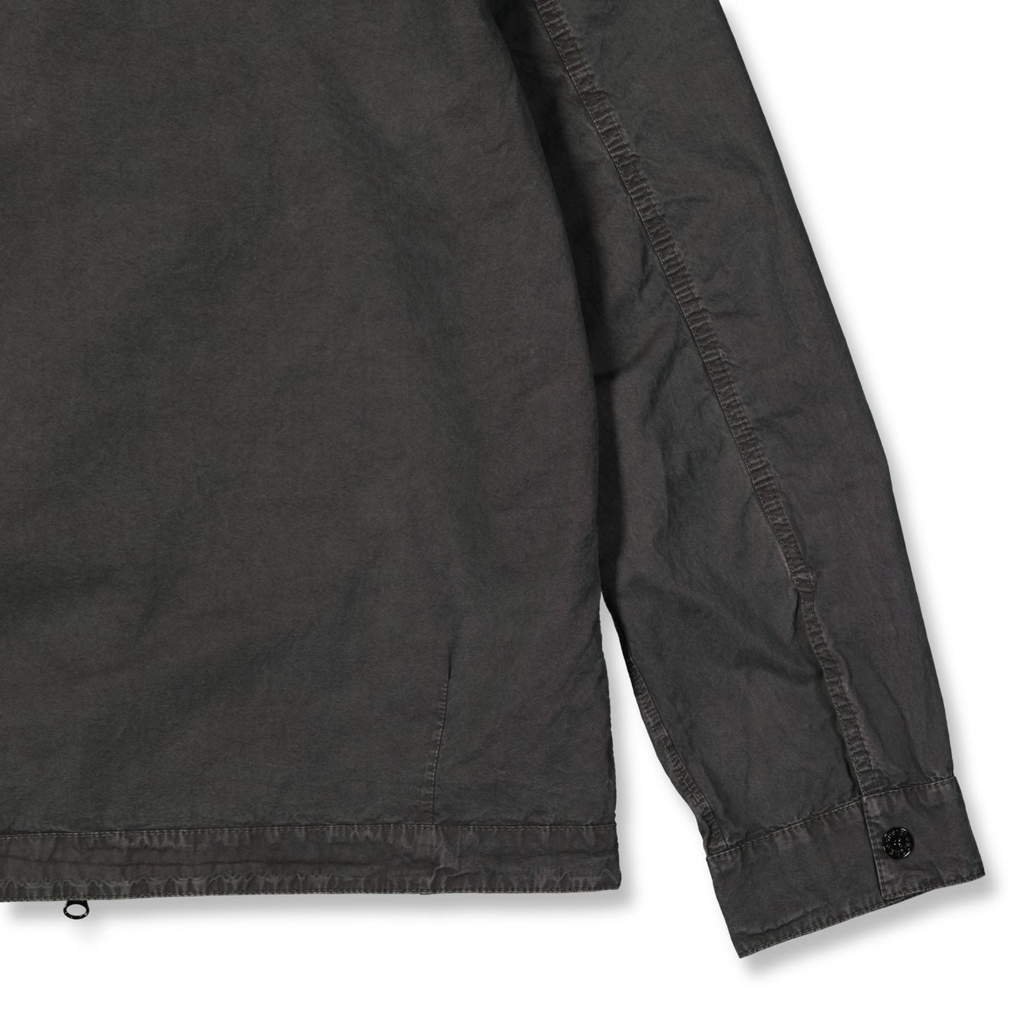 Stone Island Old Effect Cotton Overshirt 拉鍊襯衫