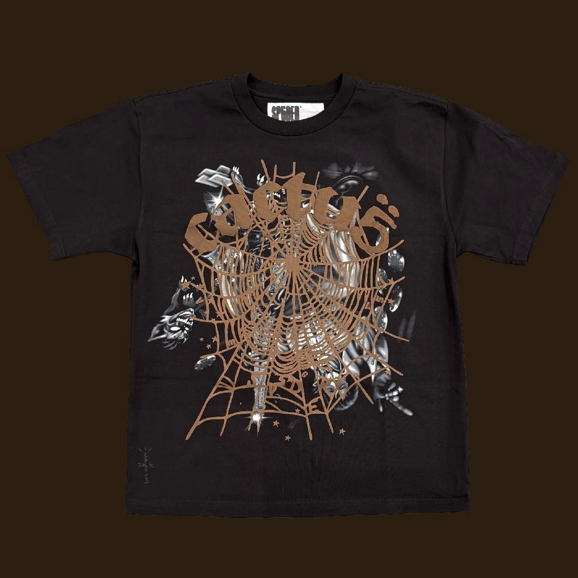 Travis Scott Cactus Jack SP5DER Airbrush Tee 短T