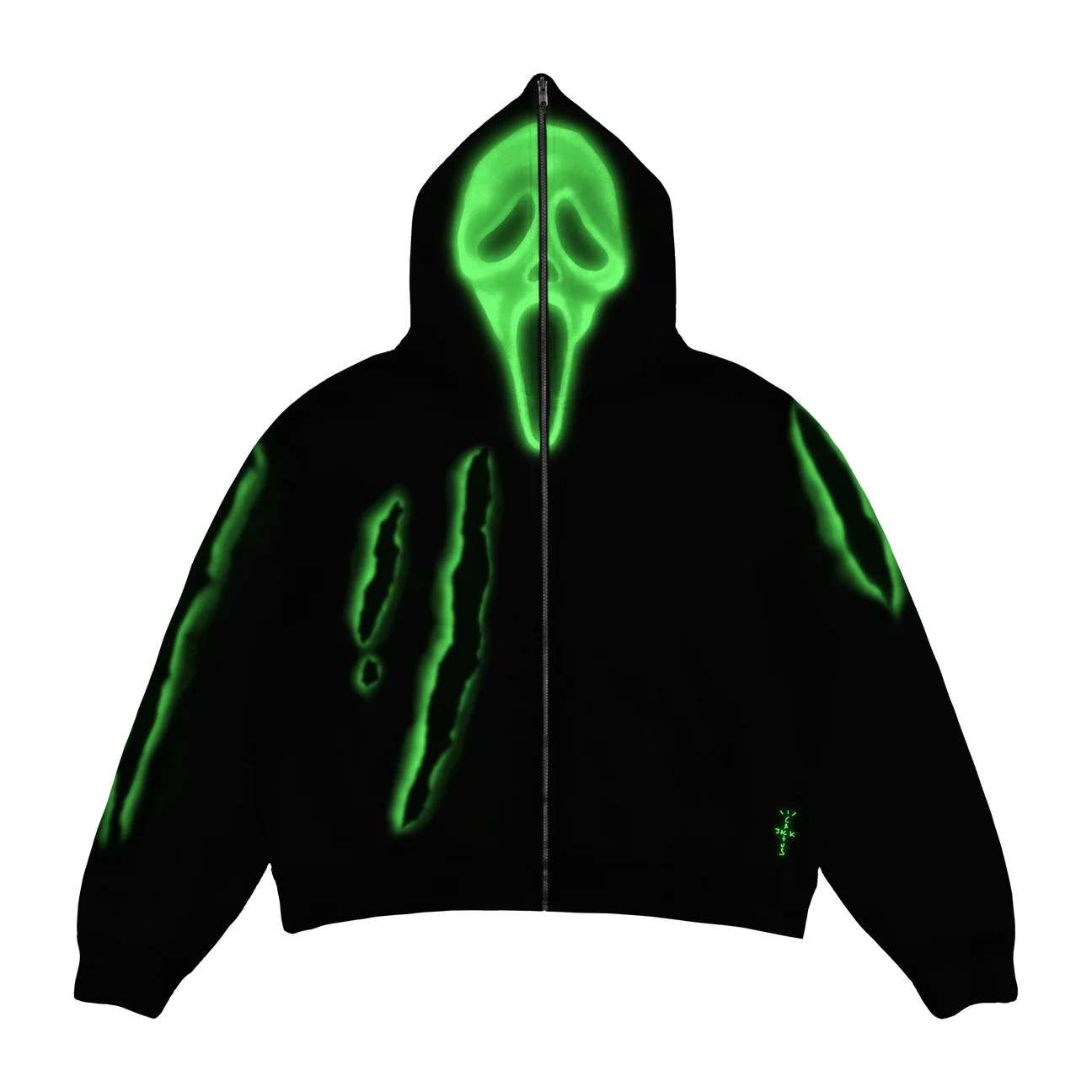 Don Toliver x Scream x CJ Full Zip Slasher Hoodie 帽T
