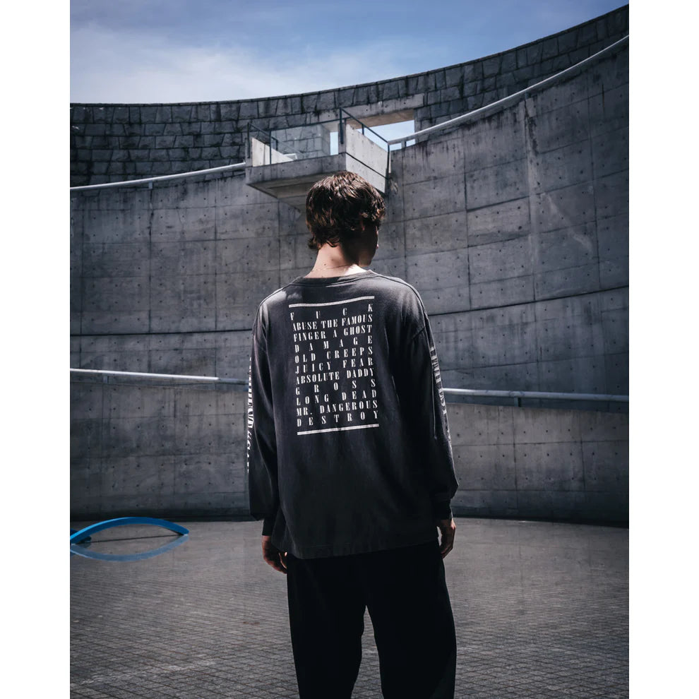 Saint Mxxxxxx Tempest L/S 水洗 刷舊 長T