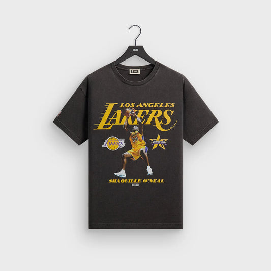 KITH FOR NBA ALL-STAR Los Angeles Lakers SHAQUILLE O'NEAL Vintage Tee 短T