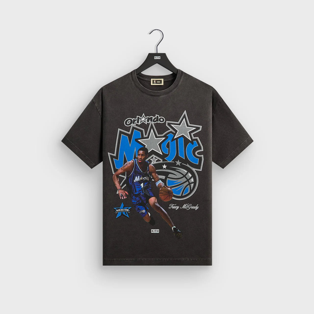 KITH FOR NBA ALL-STAR Orlando Magic TRACY MCGRADY Vintage Tee 短T