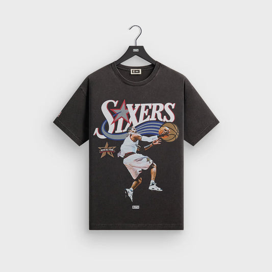 KITH FOR NBA ALL-STAR Philadelphia 76ERS ALLEN IVERSON Vintage Tee 短T