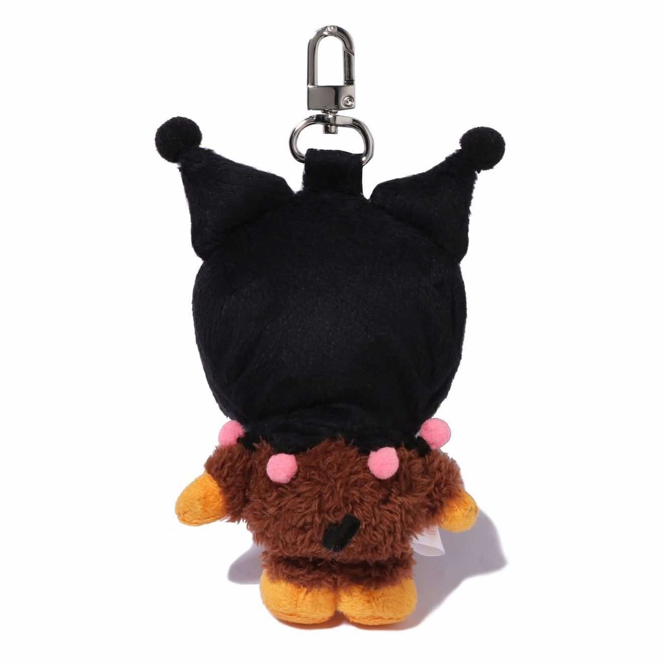 BAPE Sanrio Kuromi Baby Milo Plush Keychain 鑰匙圈