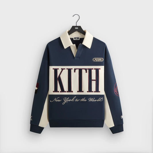 KITH Nelson Paneled Rugby Polo衫