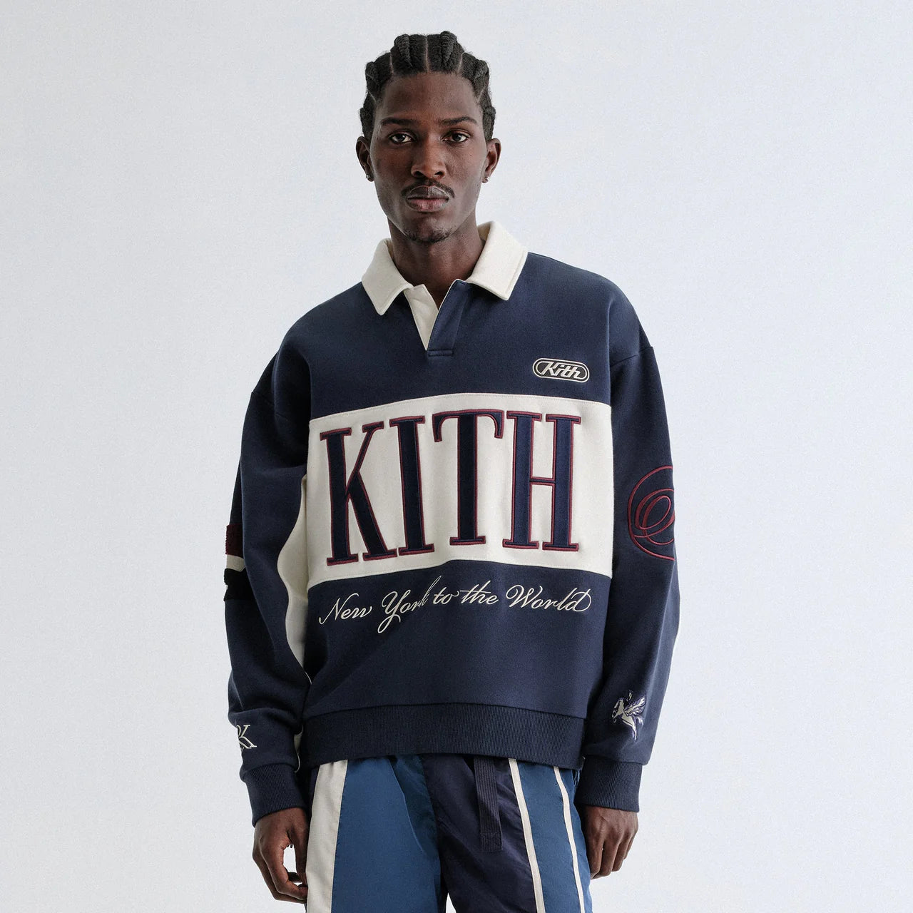 KITH Nelson Paneled Rugby Polo衫