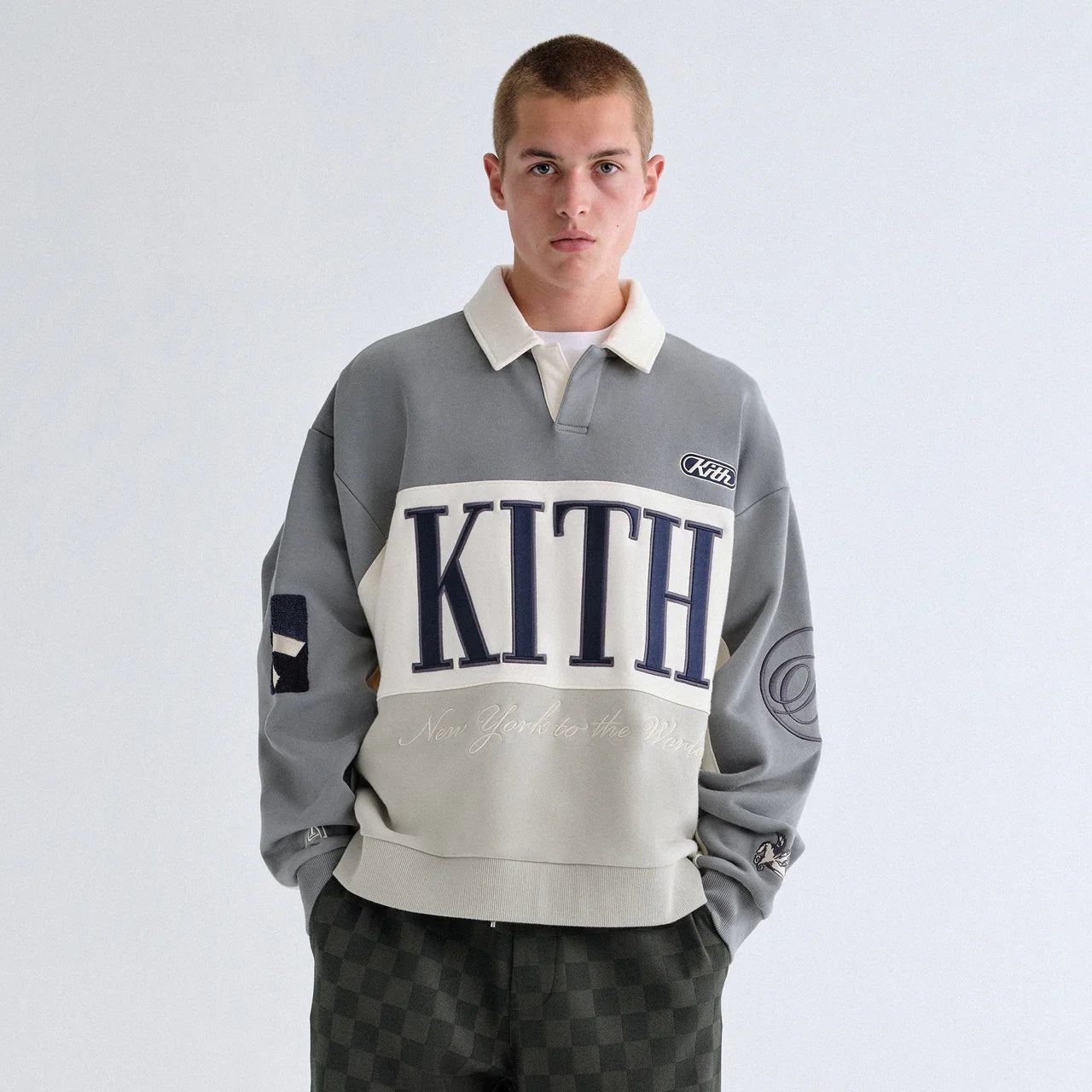 KITH Nelson Paneled Rugby Polo衫