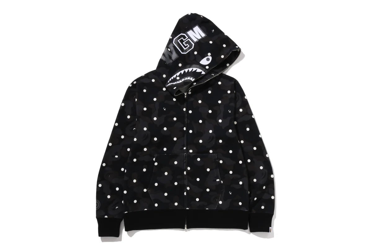 BAPE ABC Dot Shark Full Zip Hoodie 鯊魚外套