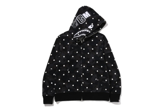 BAPE ABC Dot Shark Full Zip Hoodie 鯊魚外套