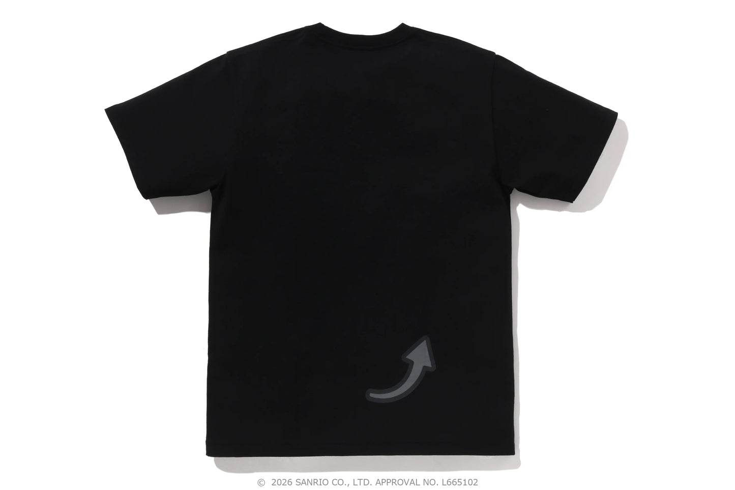 BAPE Sanrio Kuromi Welcome to The Bape World Tee 黑色 短T