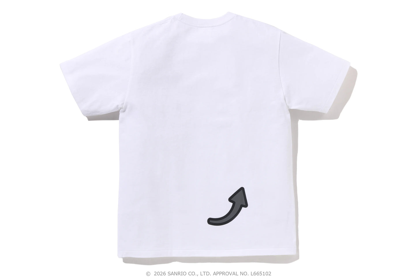 BAPE Sanrio Kuromi Welcome to The Bape World Tee 白色 短T