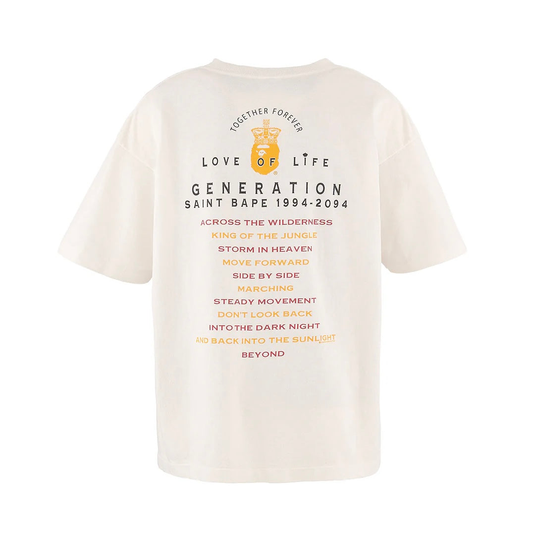 Saint Mxxxxxx A BATHING APE® BAPE_SS Generation Tee 短T