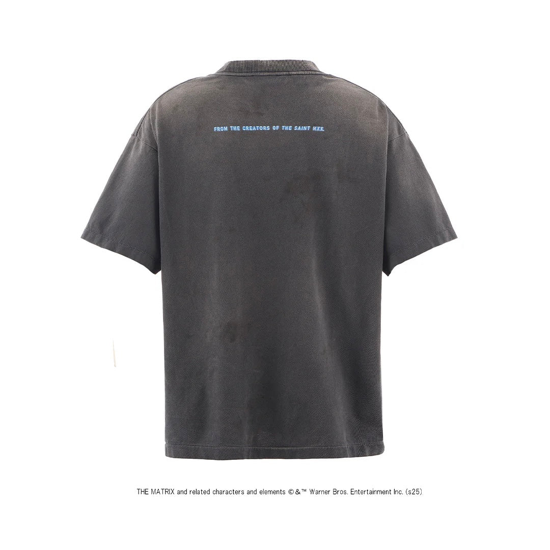 Saint Mxxxxxx The Matrix MTRX_SS/The Matrix White Logo Tee 短T