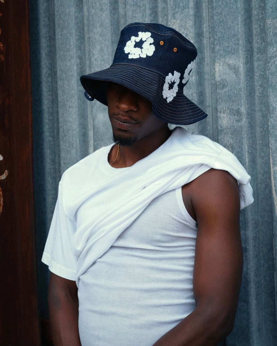 Denim Tears Cotton Wreath Bucket Hat 漁夫帽