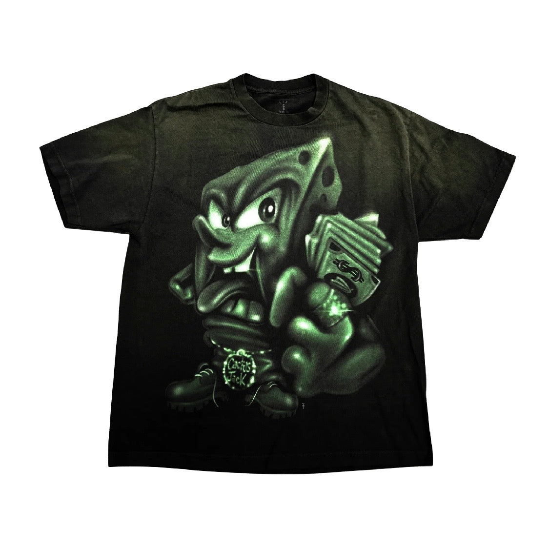 Travis Scott Cactus Jack SpongeBob MR KRABS Tee 短T