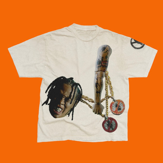 Travis Scott Cactus Jack Rodeo 10 years Chain Tee 短T