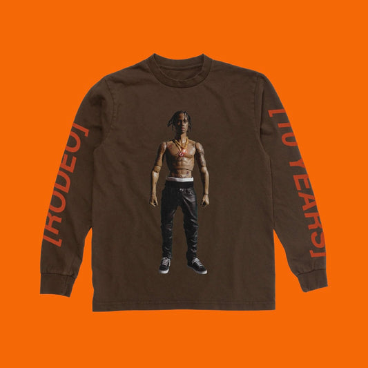 Travis Scott Cactus Jack Rodeo 10 Years Action Figure Long sleeve 長T