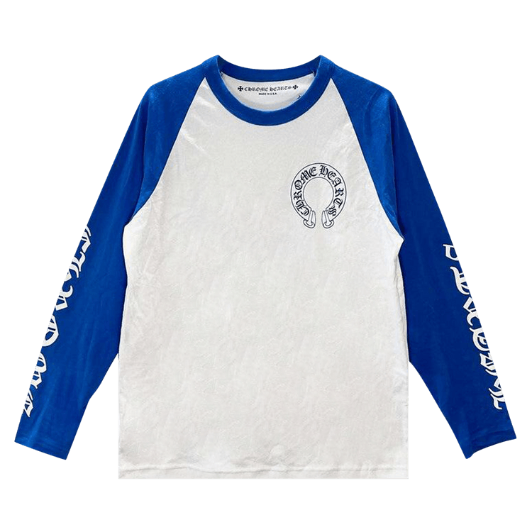 Chrome Hearts Long Sleeve Horseshoe Baseball Tee 長T