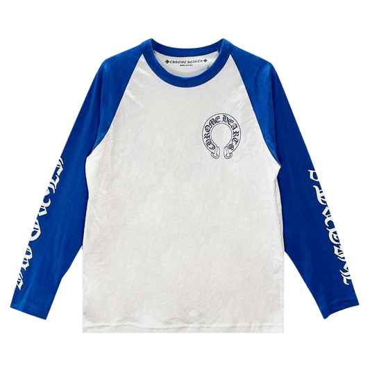 Chrome Hearts Long Sleeve Horseshoe Baseball Tee 長T